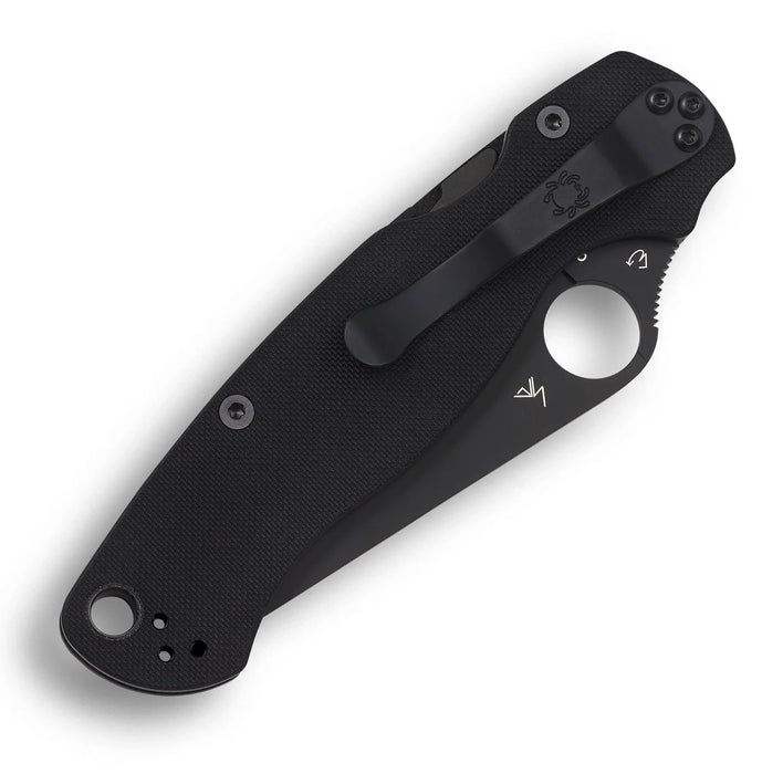 Spyderco Para Military 2 Black G-10 C81GPBK2 Pocket Knife