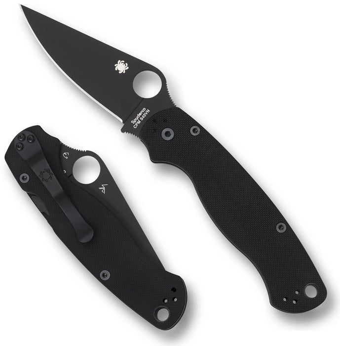 Spyderco Para Military 2 Black G-10 C81GPBK2 Pocket Knife