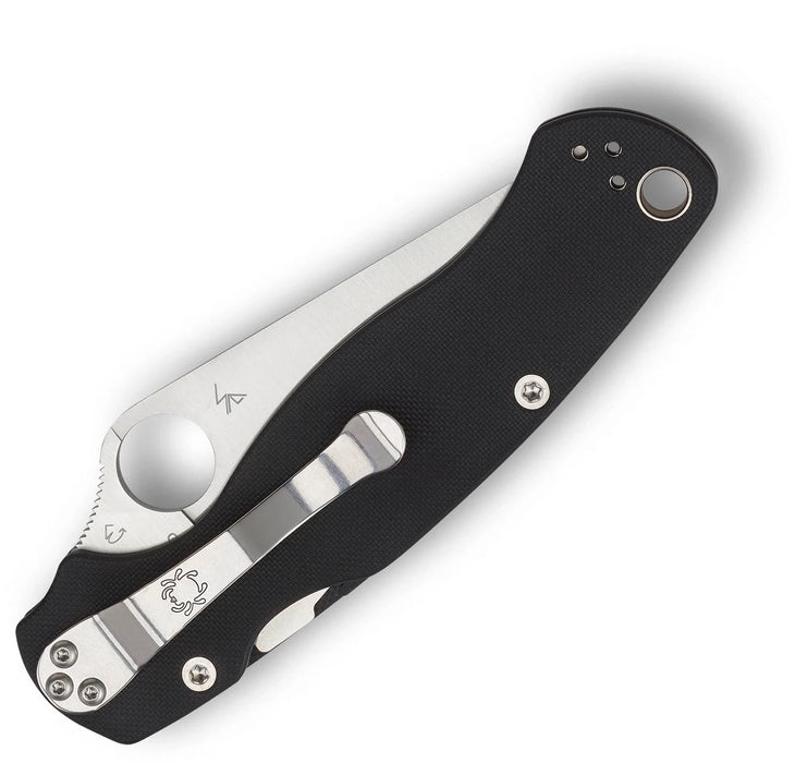 Spyderco C81GS2 Para Military 2 (S45VN, Satin, Clip Point, Serrated, G10) Pocket Knife