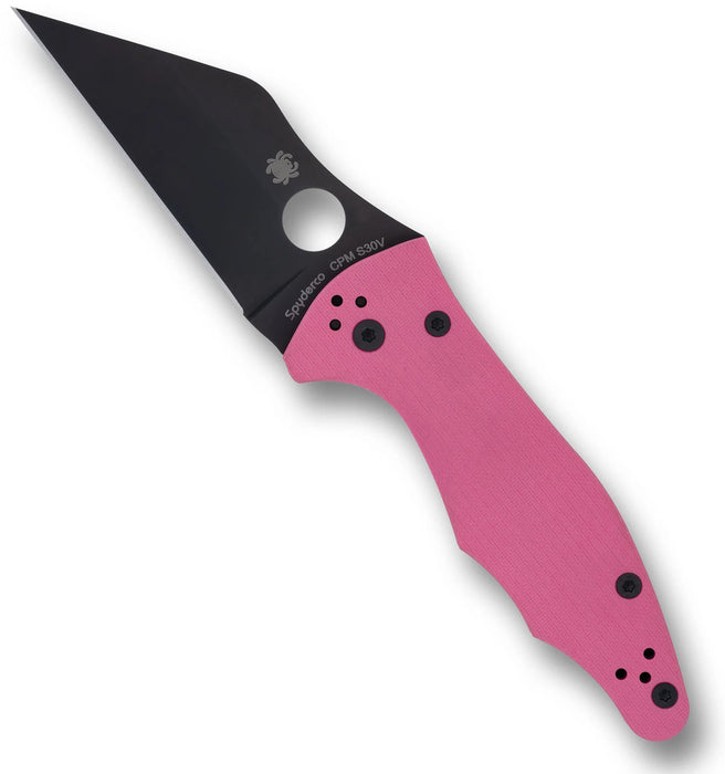 Spyderco C85GPNBKP2 Yojimbo 2 (S30V, Wharncliffe, G10, Pink) Sprint Run Pocket Knife