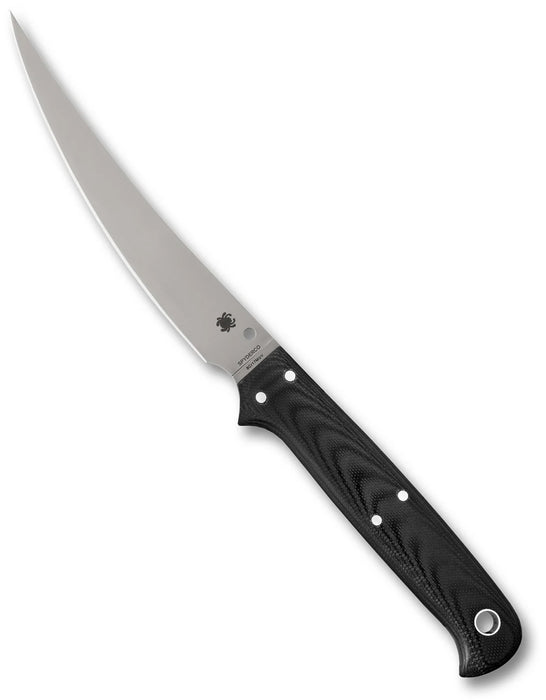 Spyderco FB52GP Shelter Cover (8Cr17MoV, Satin, Trailing Point, G10, Sheath) Fillet Knife