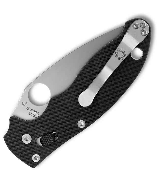 Spyderco C101GP2 Manix 2 (CPM MagnaMax, Drop Point, Satin, G10, Black) Pocket Knife