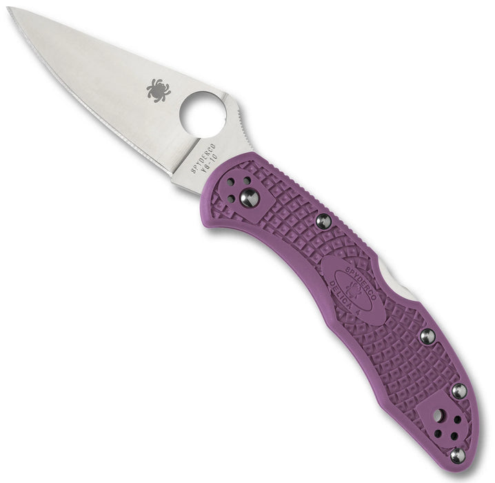 Spyderco C11FPPR Delica 4 (VG10, Drop Point, Satin, FRN) Pocket Knife