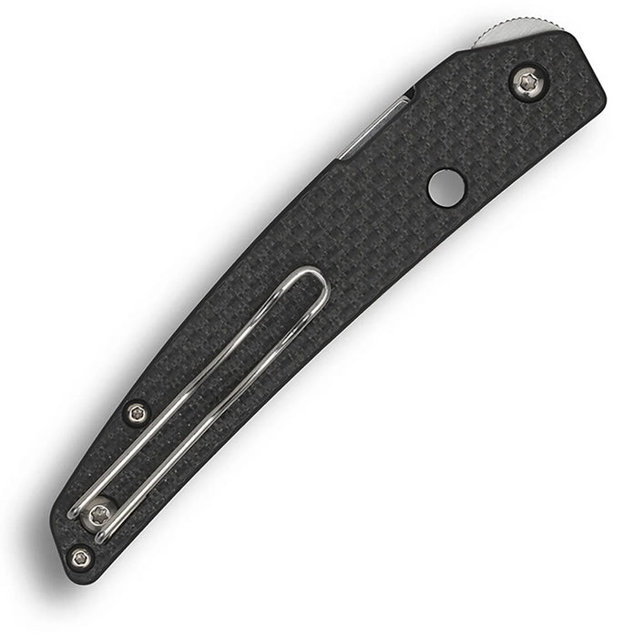 Spyderco C242CFP Ikuchi (S30V, Drop Point, Satin, Carbon Fiber, Black) Pocket Knife