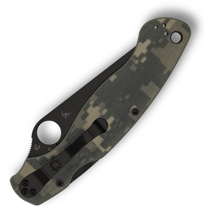 Spyderco C36GPCMOBK2 Military 2 (S30V, DLC, Clip Point, G10, Camo) Pocket Knife
