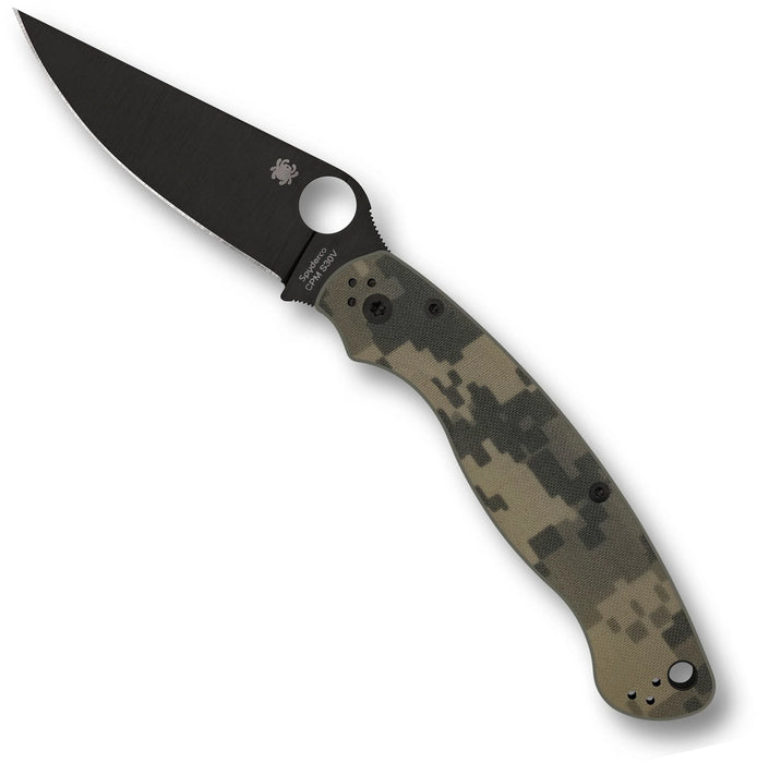 Spyderco C36GPCMOBK2 Military 2 (S30V, DLC, Clip Point, G10, Camo) Pocket Knife