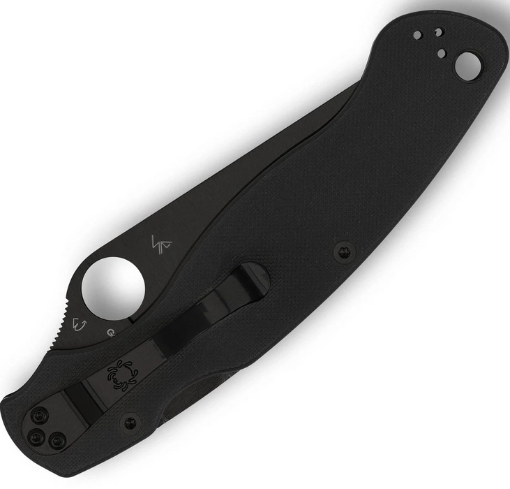 Spyderco C36GPSBK2 Military 2 (S30V, DLC, Clip Point, Serrated, G10) Pocket Knife