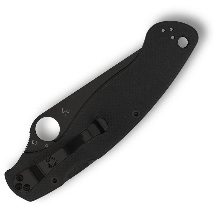 Spyderco C36GSBK2 Military 2 (S30V, Clip Point, DLC, G10, Black, Serrated) Pocket Knife