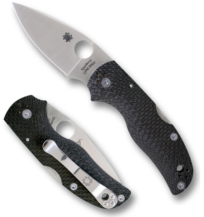 Spyderco C41CFFP5 Native 5 (S90V, Leaf, Carbon Fiber) Pocket Knife