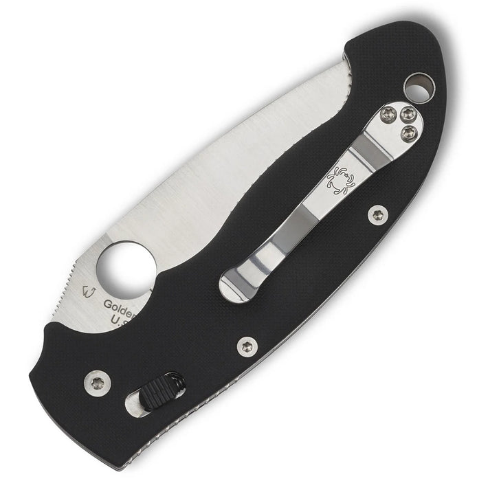 Spyderco C95GP2 Manix 2 XL (S30V, Drop Point, Satin, G10, Black) Pocket Knife