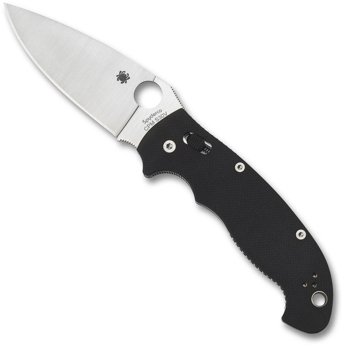 Spyderco C95GP2 Manix 2 XL (S30V, Drop Point, Satin, G10, Black) Pocket Knife