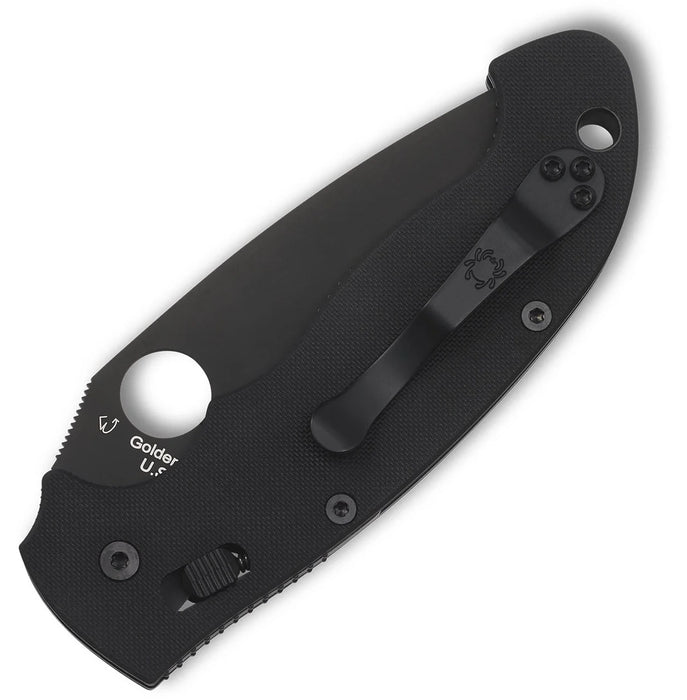 Spyderco C95GPBBK2 Manix 2 XL (S30V, Drop Point, Black G10) Pocket Knife