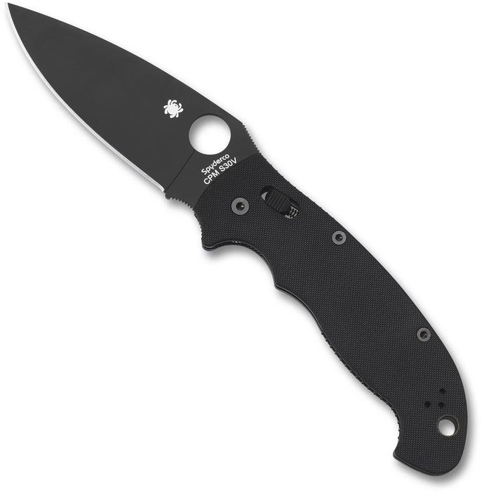 Spyderco C95GPBBK2 Manix 2 XL (S30V, Drop Point, Black G10) Pocket Knife
