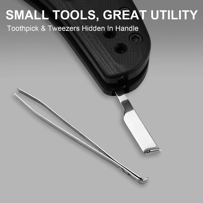 Kizer V3488.29JNA3 C01C Uti 2 (5Cr15MoV, PVD, G10) Utility Knife