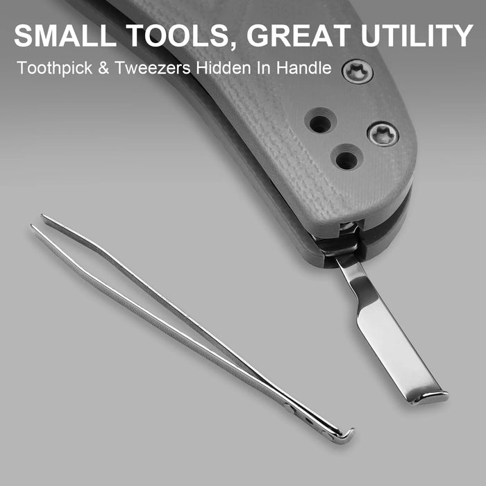 Kizer V3488.29JSA1 C01C Uti 1 (5Cr15MoV, Bead Blasted, G10) Utility Knife