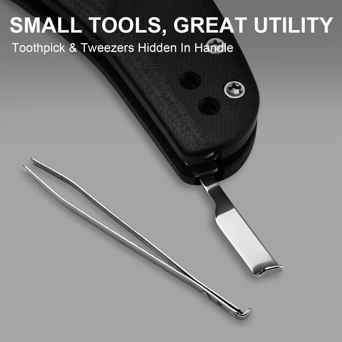 Kizer V3488.29JSA3 C01C Uti 1 (5Cr15MoV, Bead Blasted, G10) Utility Knife