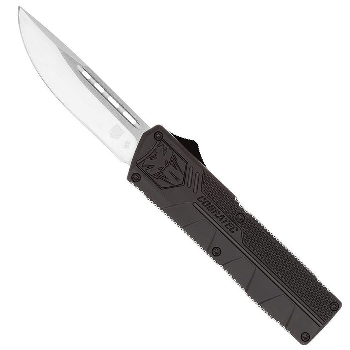 CobraTec BCTLWDNS Lightweight Black (D2, Drop Point, Black, Aluminum, Cerakote) Automatic Pocket Knife