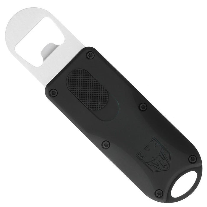 CobraTec CTOTFBOBLK OTF Bottle Opener (Stainless Steel, Satin, Anodized Aluminum, OTF) Utility Tool