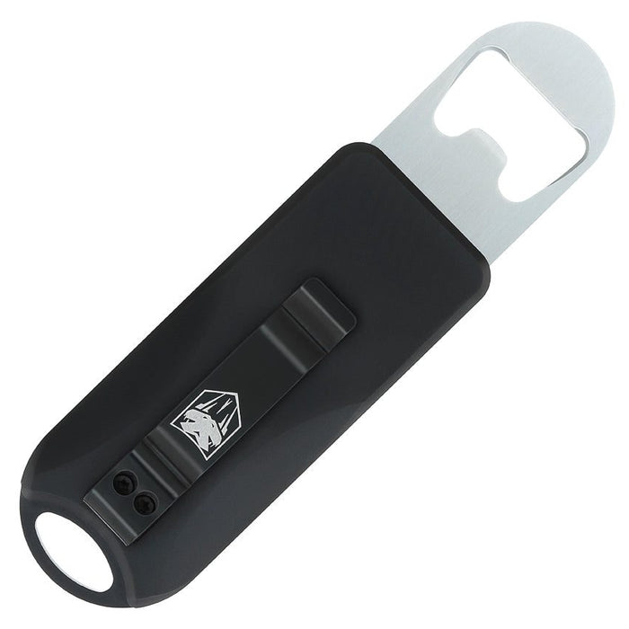 CobraTec CTOTFBOBLK OTF Bottle Opener (Stainless Steel, Satin, Anodized Aluminum, OTF) Utility Tool