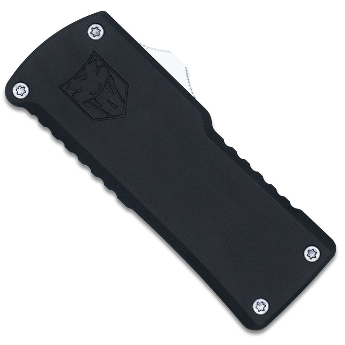 CobraTec CTOTFUTBLK OTF Utility Knife (Black, Aluminum, Refillable)
