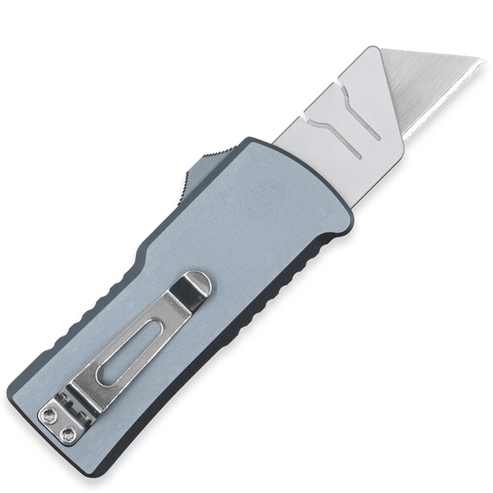 CobraTec CTOTFUTGRY OTF Utility Knife (Grey, Aluminum, Refillable)