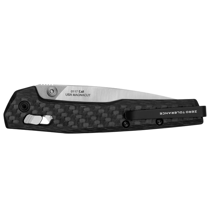 Zero Tolerance 0117CF (MagnaCut, Drop Point, Satin/Stonewashed, Carbon Fiber, DuraLock) Pocket Knife