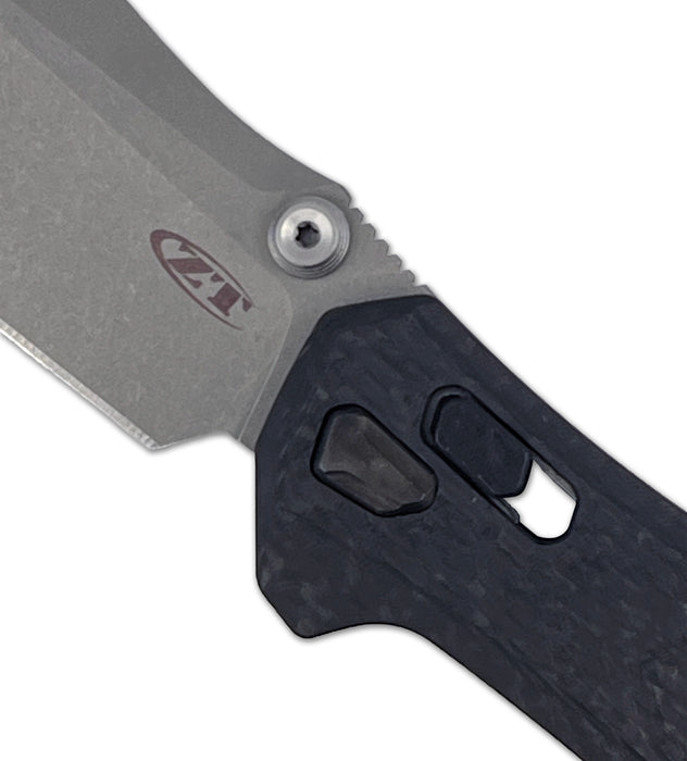 Zero Tolerance 0203CF (M390, Drop Point, Working Finish, Carbon Fiber, DuraLock) Factory Special Series Pocket Knife