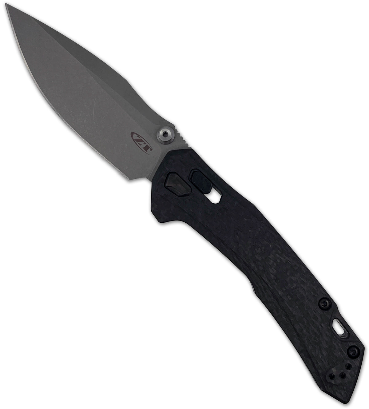 Zero Tolerance 0203CF (M390, Drop Point, Working Finish, Carbon