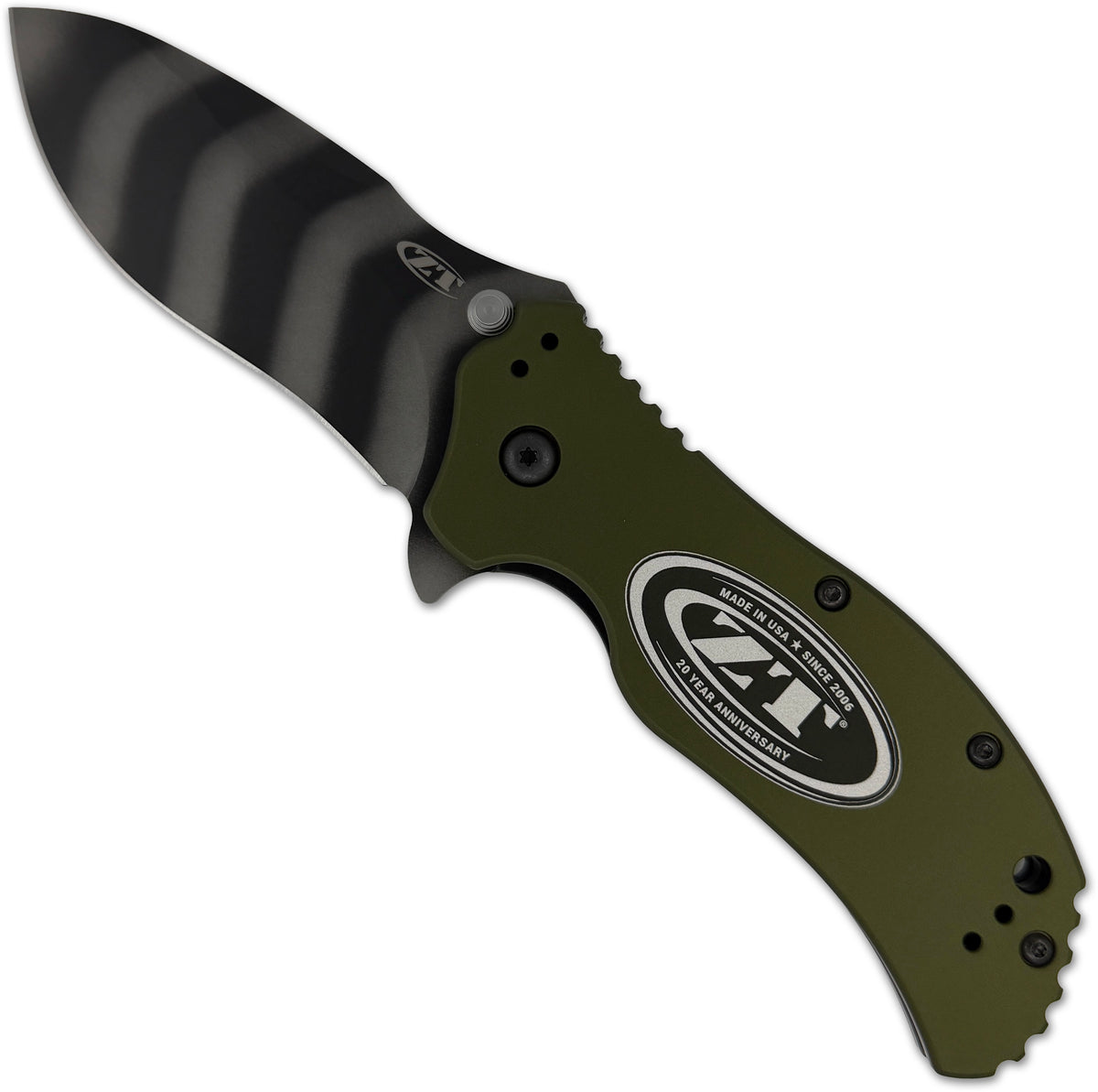 Zero Tolerance 0350OLTS20 (Magnacut, Drop Point, Tiger Stripe