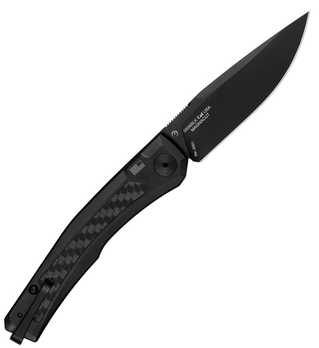 Zero Tolerance 0556BLK (MagnaCut, Drop Point, Bead-Blasted, Titanium/Carbon Fiber) Automatic Pocket Knife